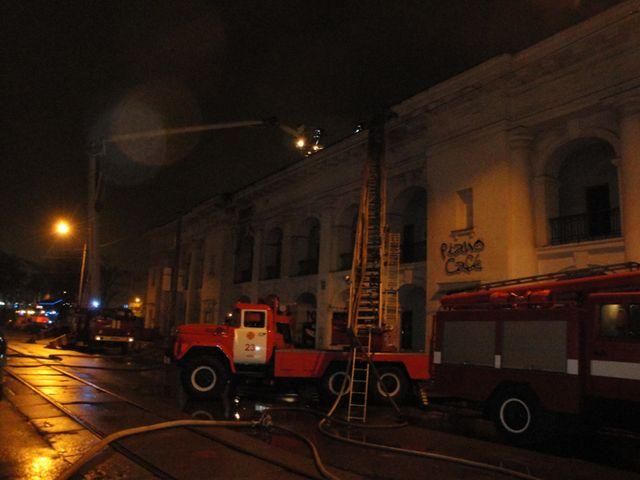Міліція назвала причину пожежі в Гостиному дворі