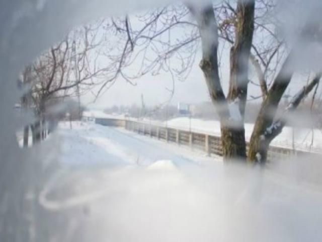 Сегодня в Украине снег и мороз