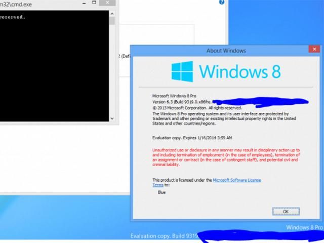 У мережі з'явився перший скріншот Windows Blue (Фото)