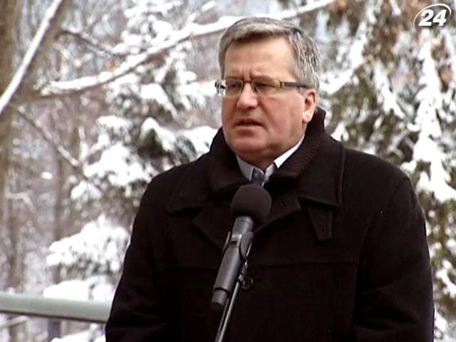 Коморовський: Ми хочемо допомогти Україні Коморовський: Ми хочемо допомогти Україні