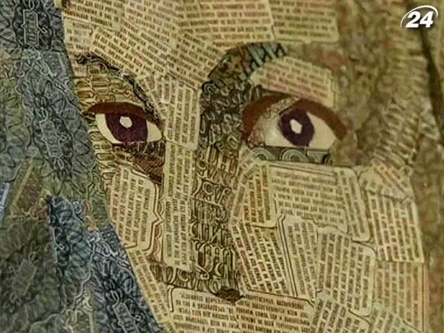 Білоруський митець створює картини з радянських грошей