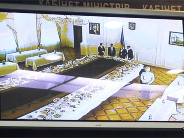 Після засідання Кабміну на міністрів і Януковича чекає бенкет (Фото) Після засідання Кабміну на міністрів і Януковича чекає бенкет (Фото)