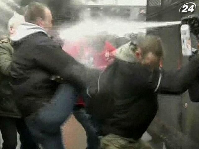 У Франції працівники заводу Goodyear протестують проти закриття виробництва У Франції працівники заводу Goodyear протестують проти закриття виробництва