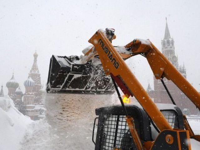 На Москву насувається аномальний снігопад