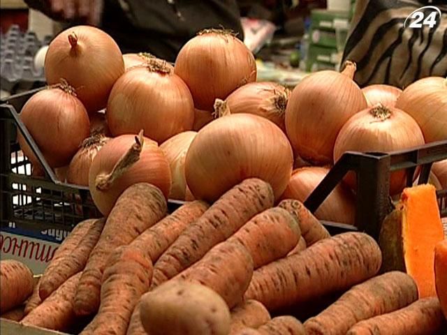 Овочі в Україні подешевшали на 21%