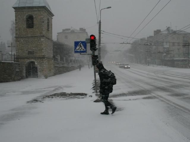 Негода паралізувала дороги Тернополя (Фото) 