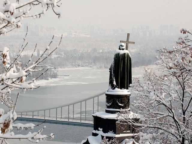 Киев парализовало из-за снега (Схема пробок)