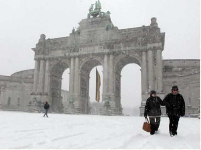 Снегопады в Бельгии установили столетний рекорд Снегопады в Бельгии установили столетний рекорд