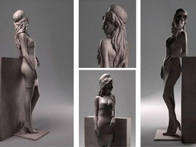 Скульптор показал лондонский памятник Эми Уайнхаус Скульптор показал лондонский памятник Эми Уайнхаус