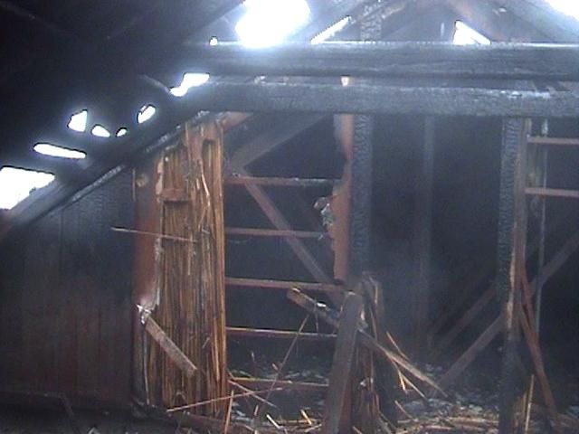 В Луганской области горела школа