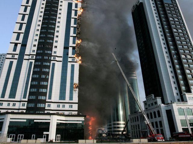 Одна із квартир комплексу "Грозний-Сіті", де сталася пожежа, належить Депардьє Одна із квартир комплексу "Грозний-Сіті", де сталася пожежа, належить Депардьє