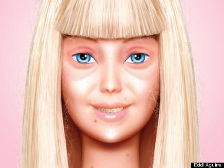 Мексиканский дизайнер сделал Барби без макияжа (Фото) Мексиканский дизайнер сделал Барби без макияжа (Фото)