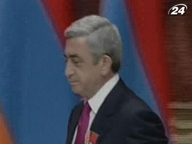 Серж Саргсян удруге став президентом Вірменії