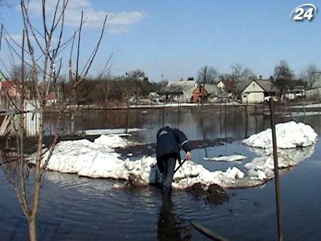 Волинь затопило - річка Стир вийшла на заплави Волинь затопило - річка Стир вийшла на заплави