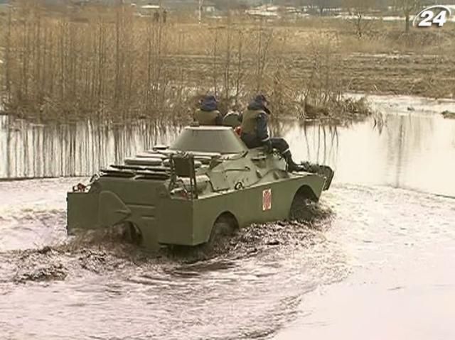Спасатели Чернигова отрабатывали свои действия в случае наводнения
