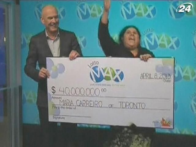 Канадка выиграла в лотерею почти $40 млн