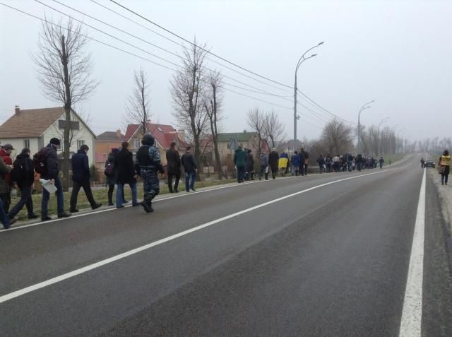 Митинг под Межигорьем завершен