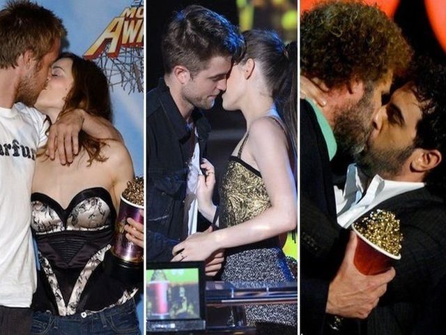 Победные поцелуи на MTV Movie Award (Фото)