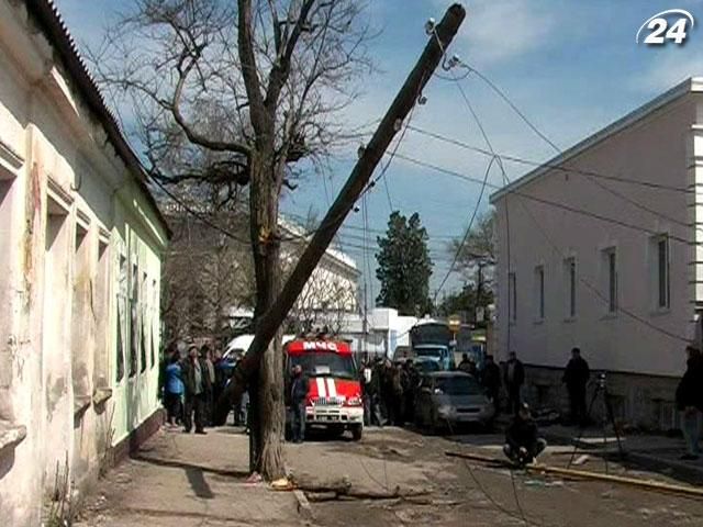 Из-за аварии на линии электропередач Крым остался без света