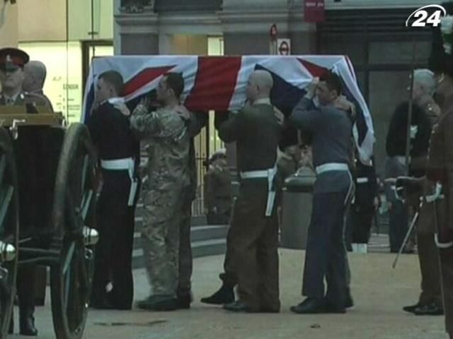 Сегодня Великобритания прощается с Маргарет Тэтчер Сегодня Великобритания прощается с Маргарет Тэтчер