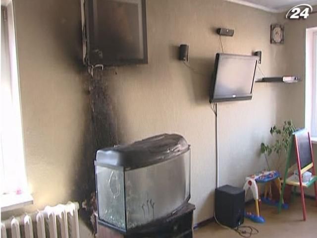 У жителів Вишневого через аварію погоріла вся техніка У жителів Вишневого через аварію погоріла вся техніка