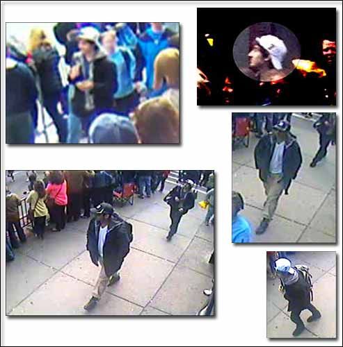 Обнародованы фото подозреваемых в бостонском теракте (Фото)