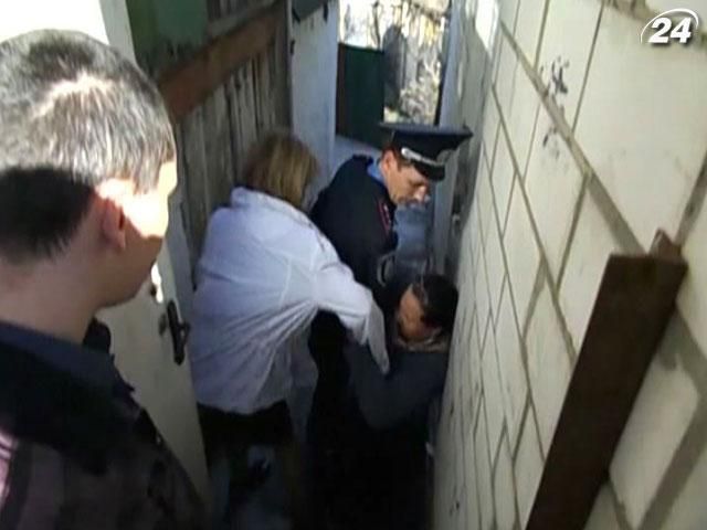 Киевскую учительницу силой выселяли из дома (Видео)