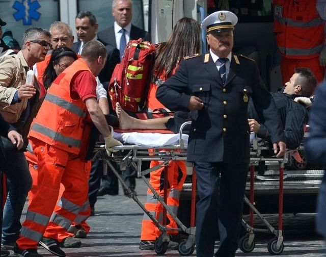 Поліцейських у Римі підстрелив психічно хворий італієць 