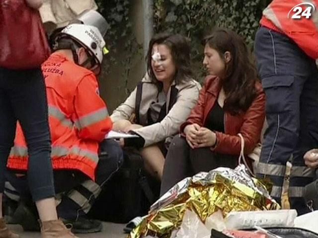 Взрыв в Праге практически полностью разрушил административное здание Взрыв в Праге практически полностью разрушил административное здание