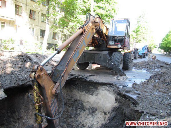 В Житомире прорвало водопровод, город остался без воды