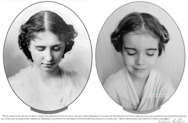 Маленька дівчинка в образах відомих жінок (Фото) Маленька дівчинка в образах відомих жінок (Фото)