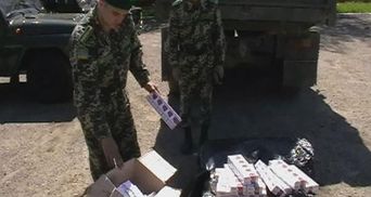 Черновицкие пограничники задержали 215 ящиков контрабандных сигарет