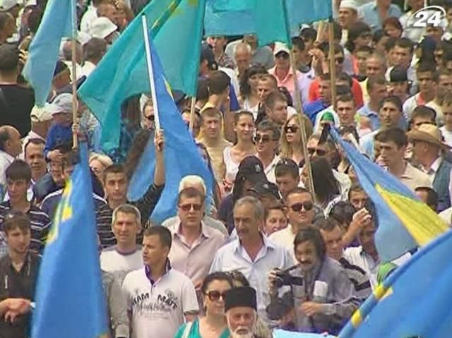 Крымские татары отметили 69-ю годовщину депортации митингом