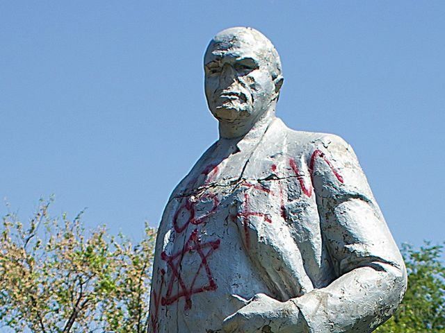 В Одессе поиздевались над Лениным (Фото)