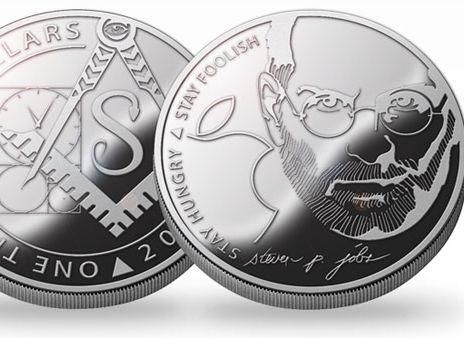 В Україні випустили монети зі Стівом Джобсом (Фото)