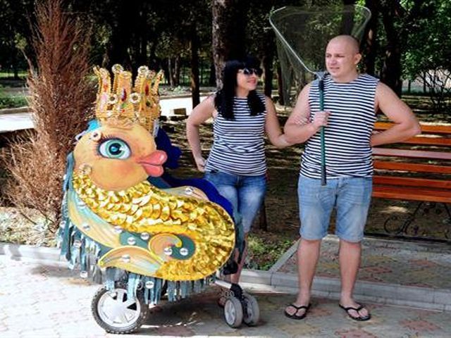 В Крыму состоялся парад детских колясок (Фото)