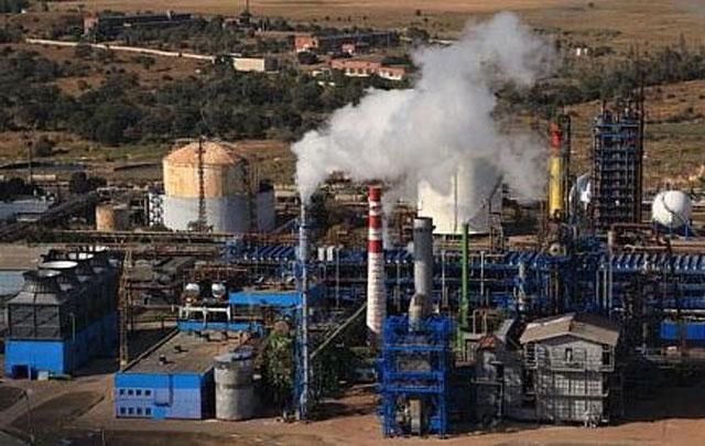 В Горлівці горів завод Фірташа В Горлівці горів завод Фірташа