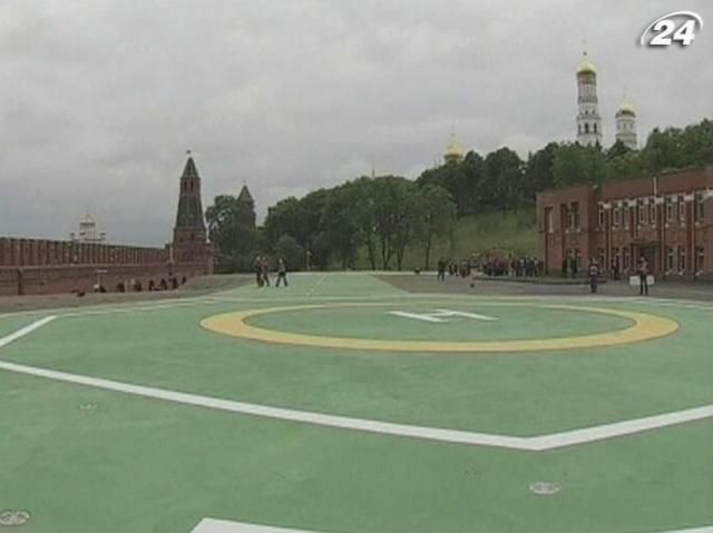Путін тепер має власний вертолітний майданчик у Кремлі