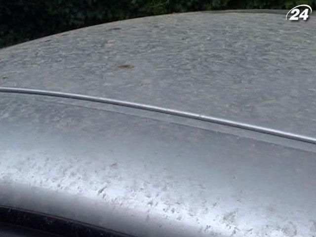 На Закарпатті випав "помаранчевий" дощ На Закарпатті випав "помаранчевий" дощ