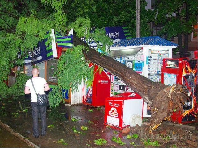 Сильний ураган пронісся Одесою: сотні повалених дерев та знеструмлені вулиці (Фото) Сильний ураган пронісся Одесою: сотні повалених дерев та знеструмлені вулиці (Фото)