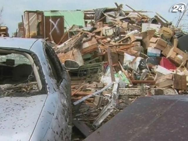 Американским штатом Оклахома пронеслись новые торнадо Американским штатом Оклахома пронеслись новые торнадо