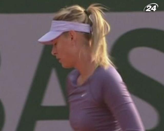 Roland Garros: Шарапова знову отримала перевагу над суперницями