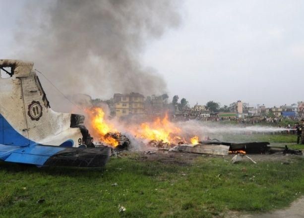 На аэродроме "Чайка" под Киевом разбился самолет