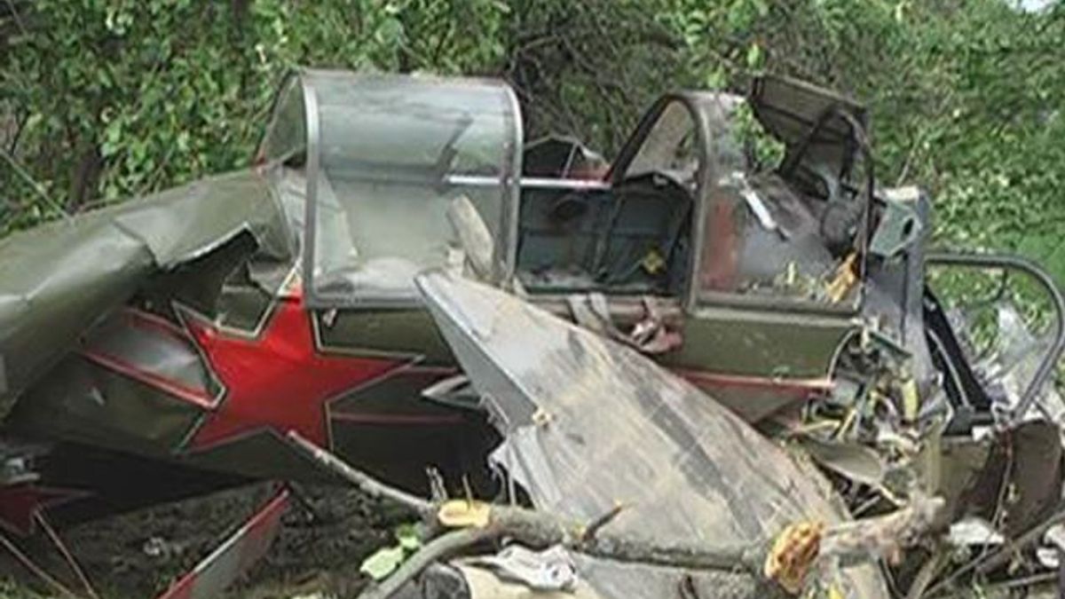 У літака, що розбився під Києвом, міг відмовити двигун У літака, що розбився під Києвом, міг відмовити двигун