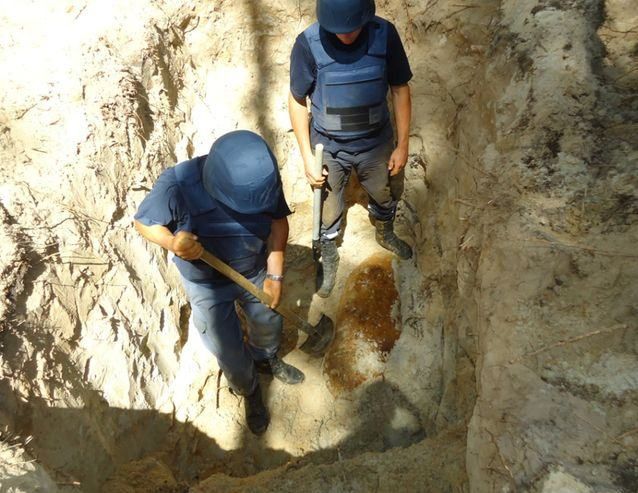 В Полтавской области уничтожили авиабомбу весом 500 килограммов В Полтавской области уничтожили авиабомбу весом 500 килограммов