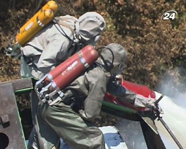 На київській залізниці під час навчальної тривоги ліквідували аварію На київській залізниці під час навчальної тривоги ліквідували аварію