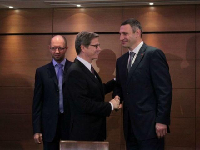 Вестервелле просив висунути єдиного кандидата на президентських виборах, – Кличко Вестервелле просив висунути єдиного кандидата на президентських виборах, – Кличко