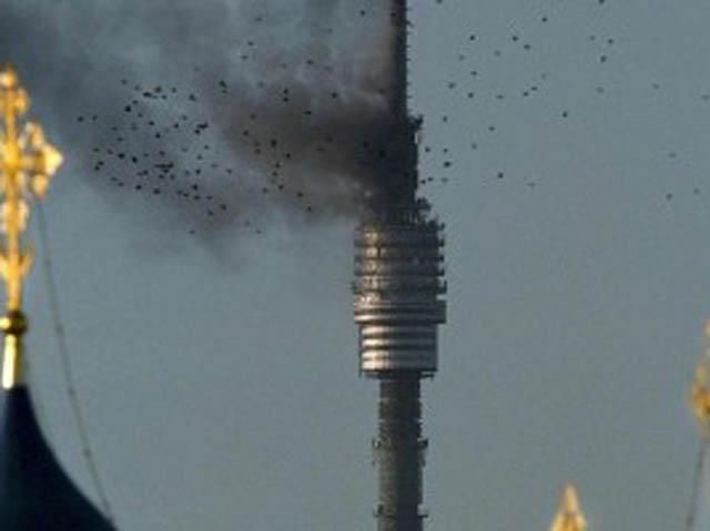 Поліція візьметься за розслідування причин пожежі в Останкінській телевежі Поліція візьметься за розслідування причин пожежі в Останкінській телевежі