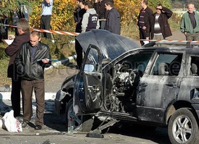 У майора міліції з Миколаєва вибухнув автомобіль 