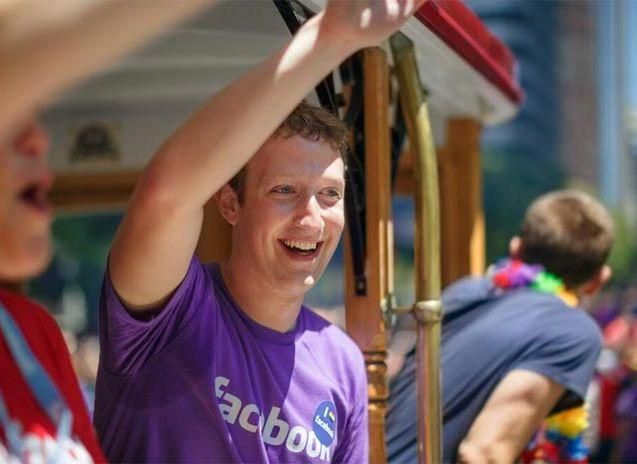 Цукерберг і 700 його співробітників сходили на гей-парад у Сан-Франциско Цукерберг і 700 його співробітників сходили на гей-парад у Сан-Франциско